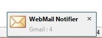WebMail Notif WebMail Notifier, lextension Firefox pour être averti de larrivée dun mail
