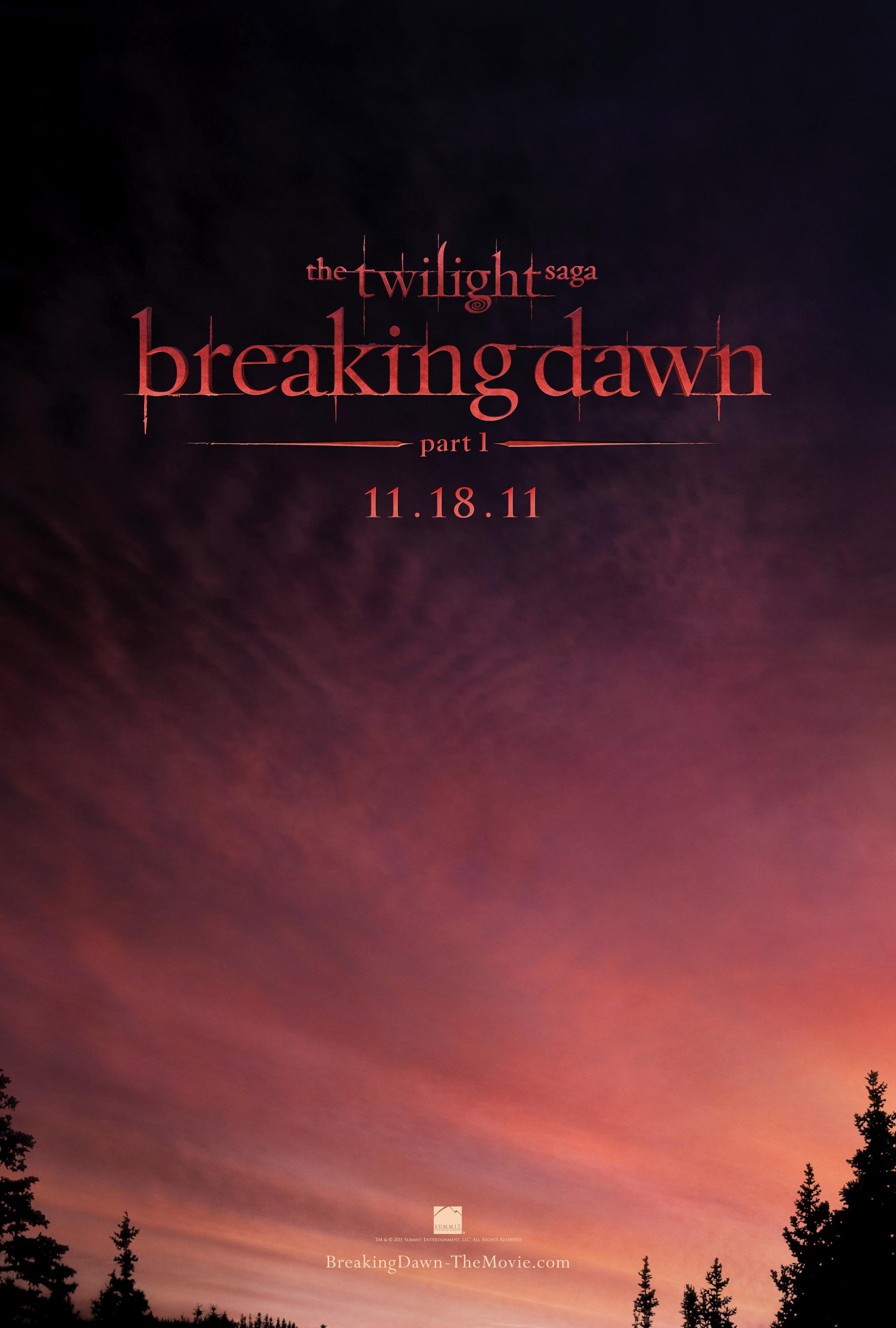 [Breaking Dawn] Découvrez le poster officiel !
