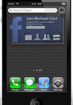 dashboard-iOS 5 Concept – Des widgets au sein d’iOS 5
