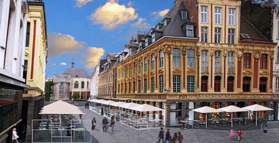 Harmonisation des terrasses de café lilloises Harmonisation des terrasses de café lilloises