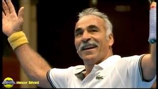 Vidéo insolite Tennis : Mansour Bahrami