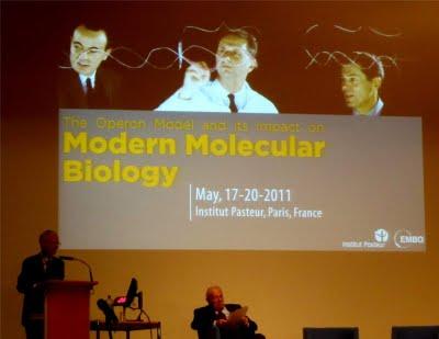 Au Colloque Opéron à l'Institut Pasteur