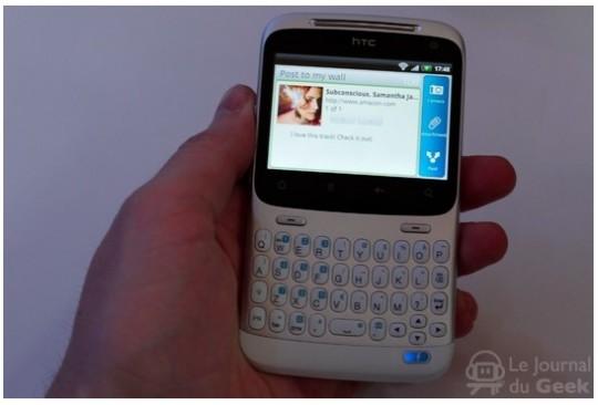htc-chacha htc chacha 540x366 Les prix et date de sortie du HTC ChaCha dévoilés !