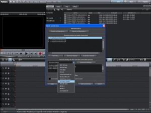 4 Batch Conversion 300x226 Combler les vides et utiliser lédition par lots avec MAGIX Vidéo deluxe