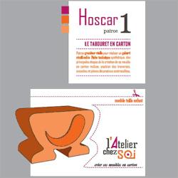 Formez-vous à la création de meuble en carton Tabouret enfant Hoscar