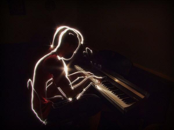 collection d'images de light painting ghost performer collection d'images de light painting
