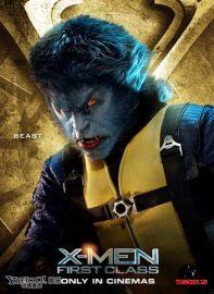 X-Men Le Commencement: chaque personnage a droit à son poster thumb_beast-character-poster