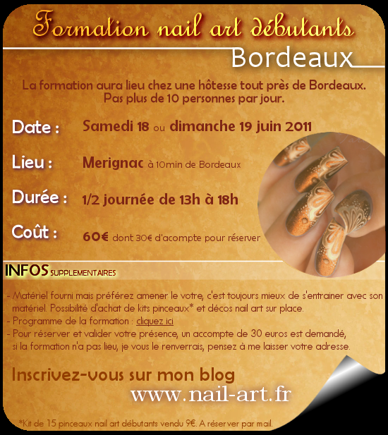 Formation Nail Art - Bordeaux - Juin 2011