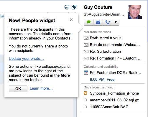 widget participants 3 Le Widget Participants, Gmail a maintenant son module de CRM 