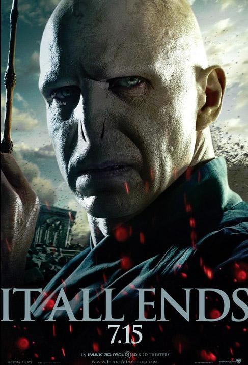 voldemorthp7part2 Harry Potter et les reliques de la mort   partie 2 : Nouvelle affiche présentant Voldemort