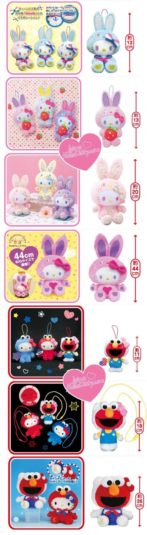 Les peluches Hello Kitty Chara hiroba du mois de juin http://www.jaimehellokitty.com/images/ARTICLES008/charahirobajuin2011.jpg