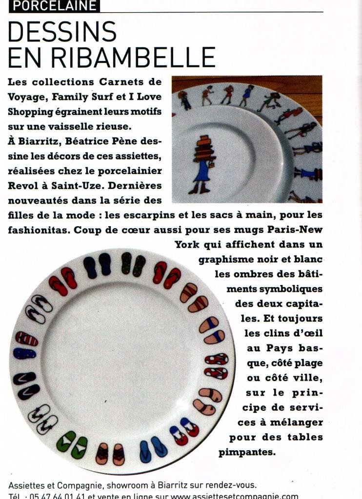 artetdecoration-2011-article Minute de crâneuse, mes assiettes sont dans la presse