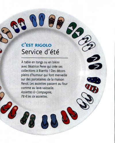 article-regal-juin-2011 Minute de crâneuse, mes assiettes sont dans la presse