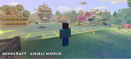 Le monde du Studio Ghibli dans Minecraft !