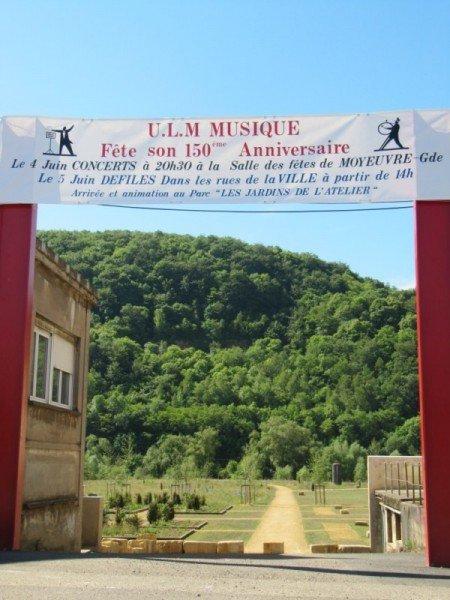 150ème anniversaire à Moyeuvre-Grande Jardins de l'Atelier Moyeuvre, 150ème ULM