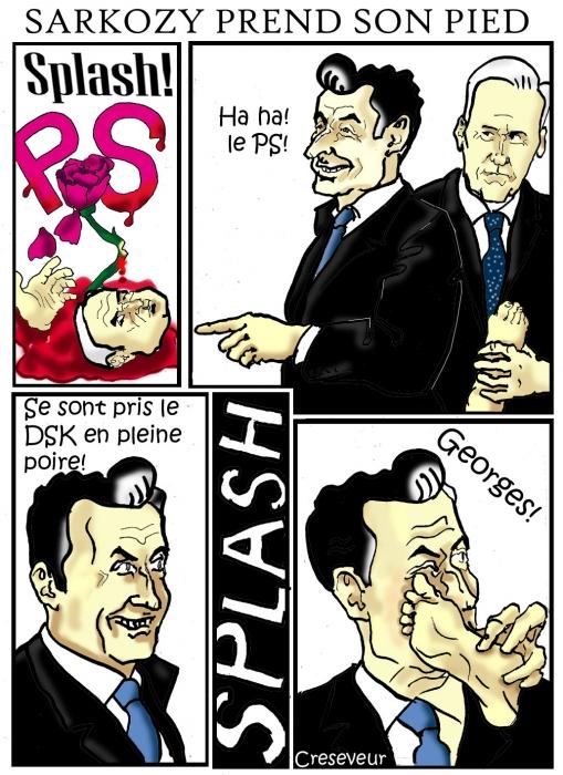 Après les déboires du PS, Sarkozy prend son pied Sarko paf.jpg