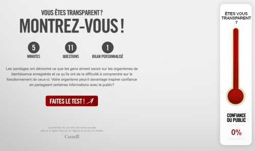 testez votre transparence (un quizz canadien)