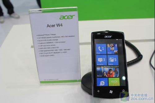 acer w4 Acer dévoile un nouveau smartphone sous Windows Phone 7 !