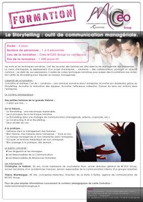 Le Storytelling : outil de communication managériale.