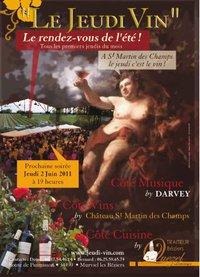 Le Jeudi vin tous les premiers jeudi du mois Le Jeudi vin tous les premiers jeudi du mois