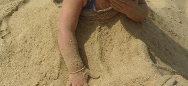 Le sable Mouillé ... deux petits pas
