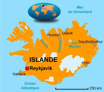 Carte Reykjavik