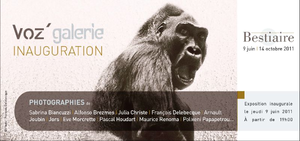 Photographie : exposition sur le thème du bestiaire à la Voz'Galerie invitation voz images