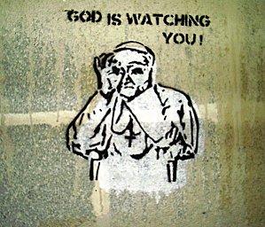 god is watching you