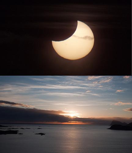 Eclipse of the midnightsun - 01.june, 2011