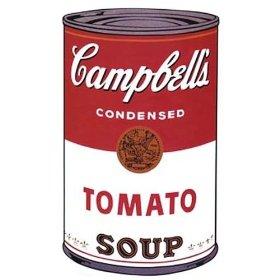 Soupe de Tomate Campbell Le style « Pop Art » pour une déco haute en couleurs!