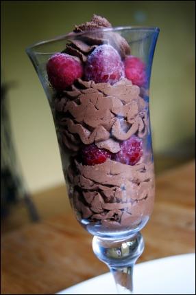 SONY DSC Petites verrines au chocolat