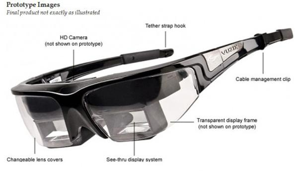 060411 rg Vuzix1200AugReality 01 Vuzix STAR 1200 : des lunettes pour la réalité augmentée