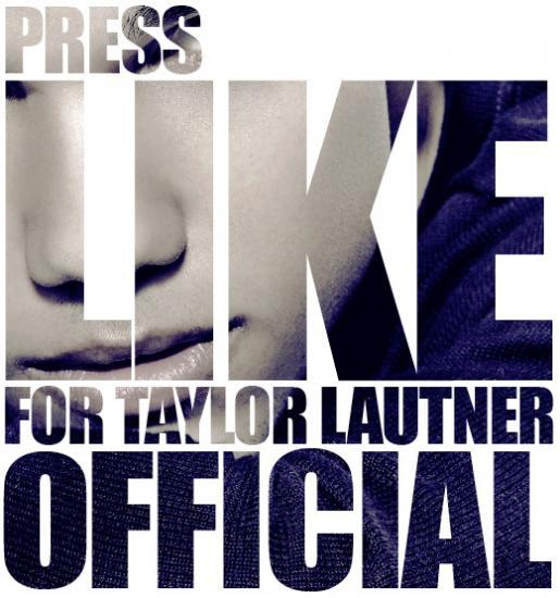 Taylor Lautner a une page Facebook