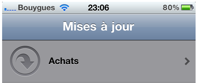 iCloud iCloud déjà intégré dans l’App Store