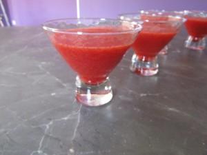 soupe de fraises soupe de fraises