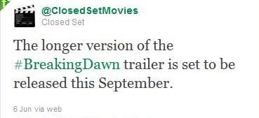 Une bande annonce version longue de Breaking Dawn Une bande annonce version longue de Breaking Dawn