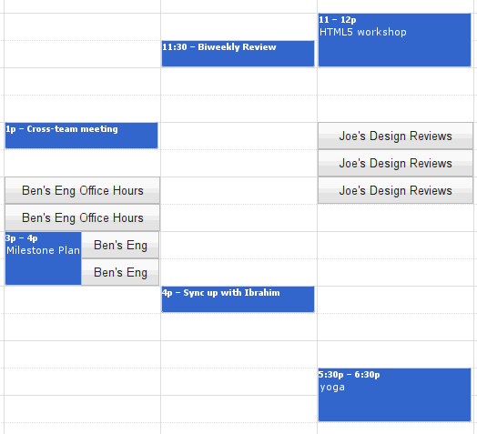 appointment3 appointment3 Google Agenda Créneaux horaires: affichez vos disponibilités à vos collègues