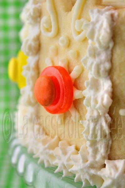 Gâteau d'anniversaire royal pour les 5 ans de La casserole carrée