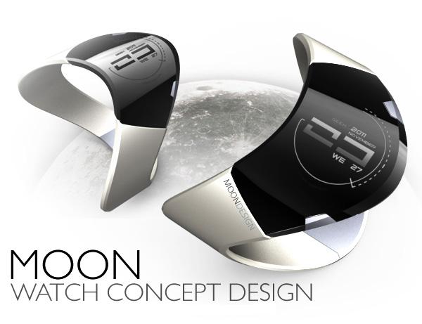 moon_concept moon concept MoonWatch : un concept de montre LED ondulée