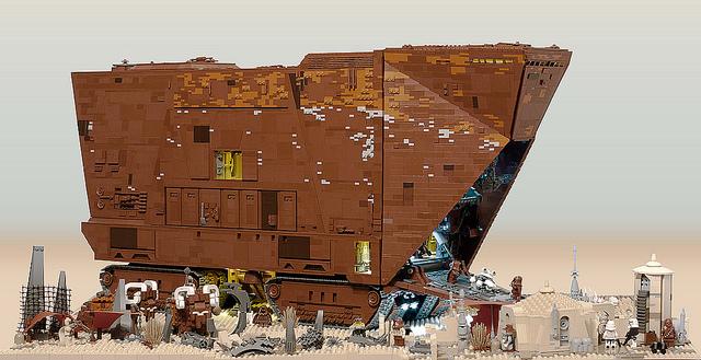 Le Sandcrawler des Jawas en Lego