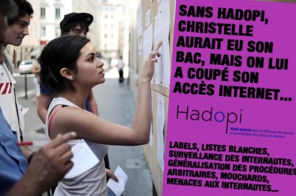 99466 sans hadopi hadopi concours resultat 600x398 Les internautes détournent la campagne de pub Hadopi 
