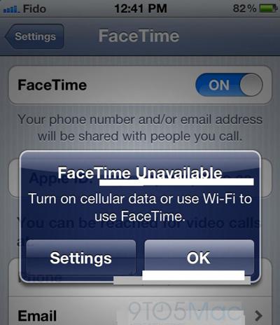 FaceTime fonctionne en 3G sur iOS 5