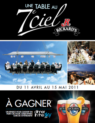 Un lancement tout en hauteur pour la nouvelle Rickard's Blonde Un lancement tout en hauteur pour la nouvelle Rickard's Blonde