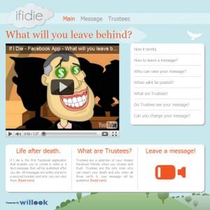 ifidie app shot 300x300 Application Facebook If I die : envoyer un message après votre mort