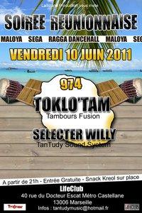 SOIREE REUNIONNAISE MALOYA - SEGA - RAGGA avec TOKLÔ' TAM SOIREE REUNIONNAISE MALOYA - SEGA - RAGGA avec TOKLÔ' TAM