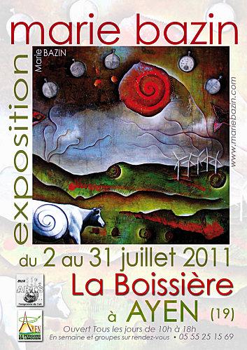 Aux Arts etc...m'invite à La Boissière à Ayen (19) - Vernissage le 2 juillet 011-AfficheBoissiereok.jpg