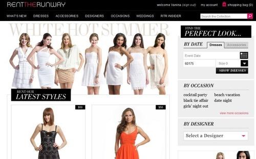 About renting fashion online