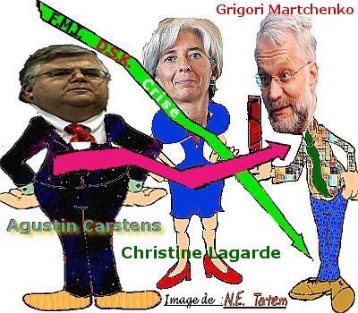 FMI : Bataille sans merci entre pays émergents et ancien système du capitalisme qui a ruiné plusieurs pays avide de développement. Christine Lagarde et Agustin Carstens en fin de course...