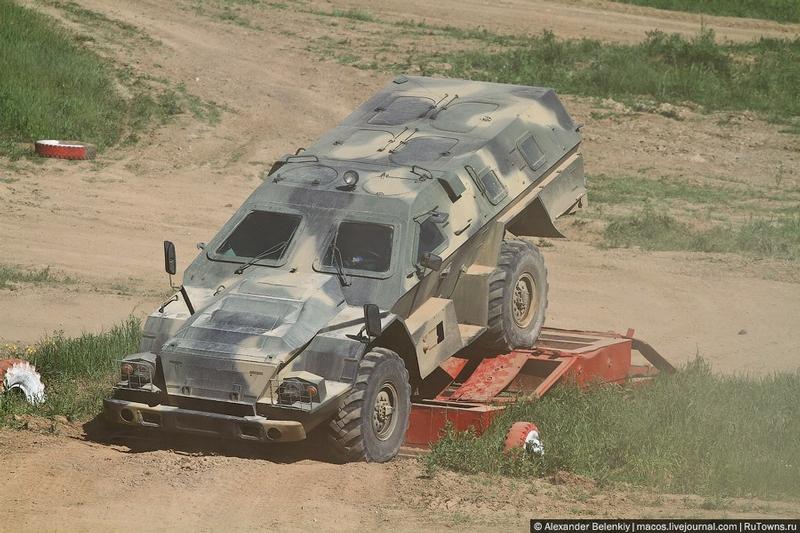 Des véhicules militaires en Russie.