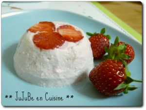 Crème de brousse aux fraises – de Jujube